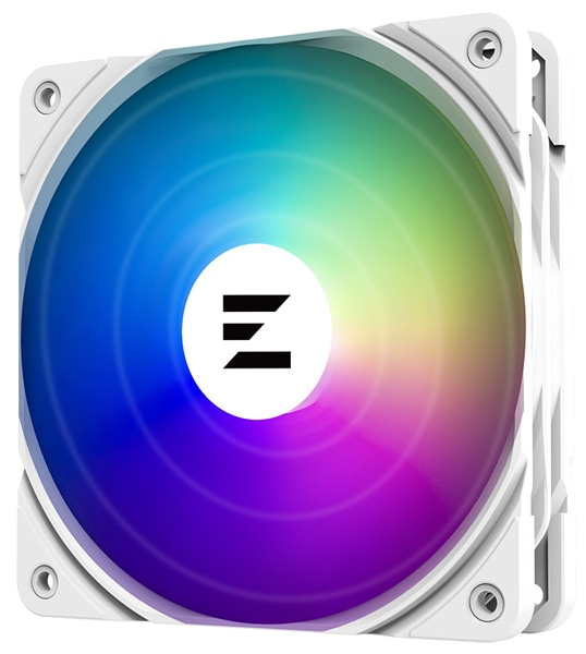 PCケースファン ZM-AF120 ARGB WHITE