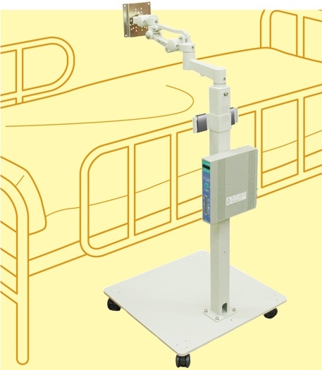 AZ701 TVステーション用 固定ベルト・ブラケット（ライトグレー） セット品