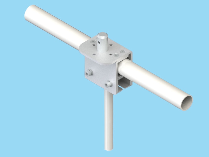 パイプベッド取付ブラケット PS4アーム搭載専用（シルバー）