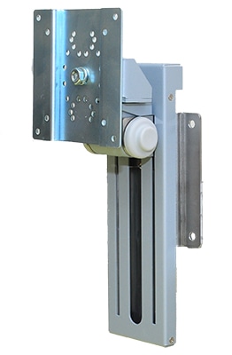 ピボット機能付きG3壁・パネル取付用スライドユニット（シルバー）