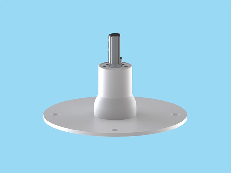 G4・G7シリーズ専用 丸形卓上取付ブラケット ライトグレー