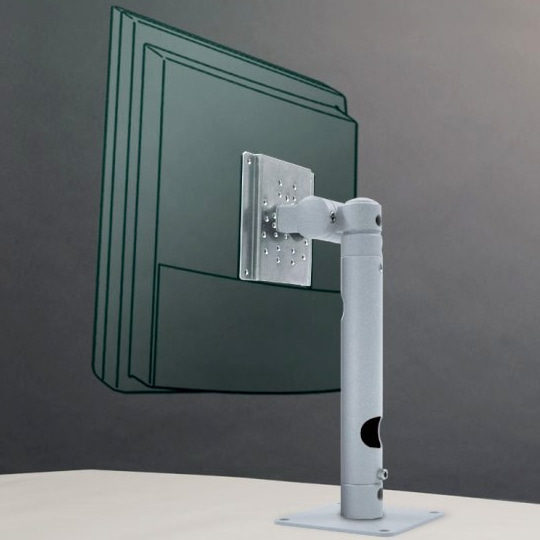 固定式ディスプレイスタンド 本体ユニット（シルバー）