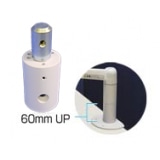 PS4X/PS5シリーズ専用 支柱アダプタ（ホワイト）