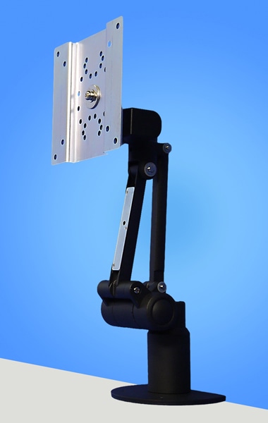 ハイブリットチルト機構6Kg対応 上下可動型ディスプレイアーム 本体ユニット（ブラック）