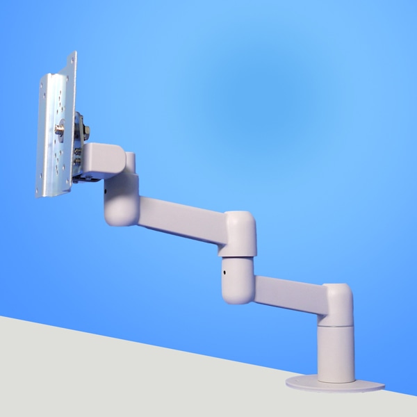 6Kg対応3軸タイプ 平行移動式ディスプレイアーム 本体ユニット（ライトグレー）