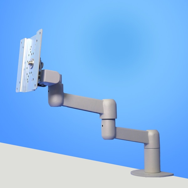 6Kg対応3軸タイプ 平行移動式ディスプレイアーム 本体ユニット（シルバー）