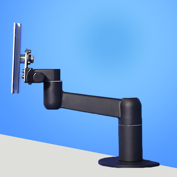 4Kg対応2軸タイプ 平行移動式ディスプレイアーム 本体ユニット（ブラック）