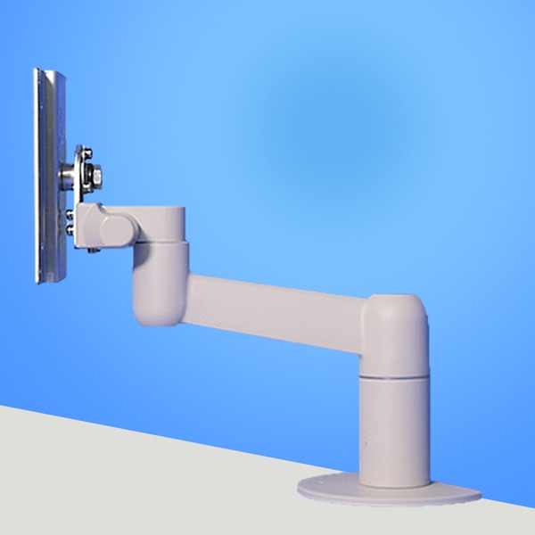 2Kg対応2軸タイプ 平行移動式ディスプレイアーム 本体ユニット（ライトグレー）