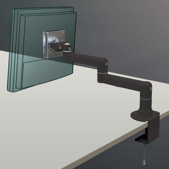 画面回転機能付 3軸コンパクト型 平行移動アーム 本体ユニット（ブラック）