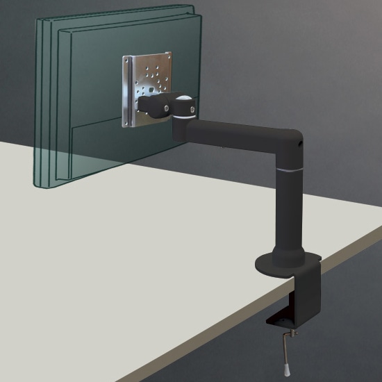 2軸コンパクト型 平行移動アーム 本体ユニット（ブラック）