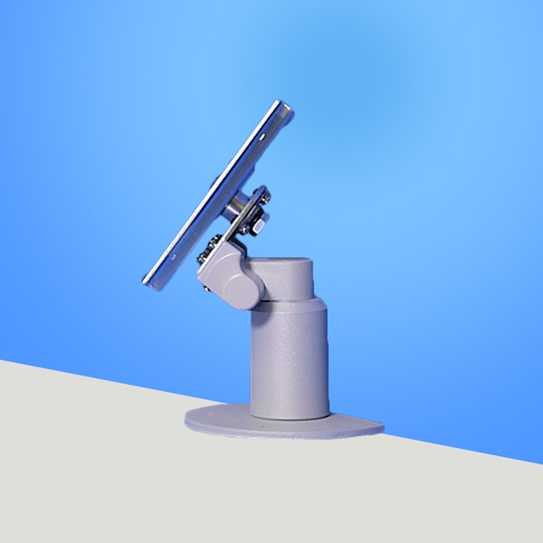 4Kg対応 卓上固定式ロータイプ ディスプレイアーム 本体ユニット（シルバー）