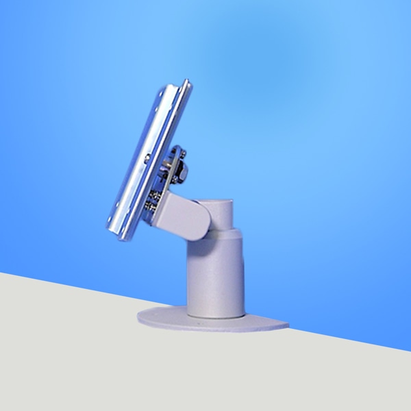 6Kg対応 卓上固定式ロータイプ ディスプレイアーム 本体ユニット（シルバー）