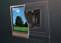 VESA200 M4・M6ネジ共有（傾斜角4段階選択タイプ） 壁取付金具