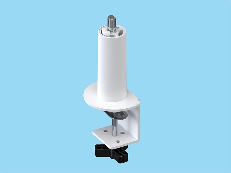 PSN7シリーズ専用 ノブ式ロング支柱クランプ ライトグレー