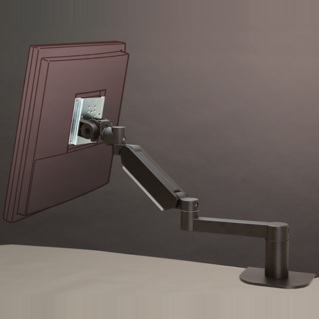 液晶ディスプレイ用アーム 8Kg対応 フル機能アーム(ブラック)