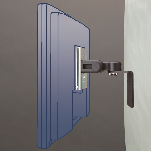 大型液晶ディスプレイ用 10Kg対応 壁取付スタンド(ブラック)