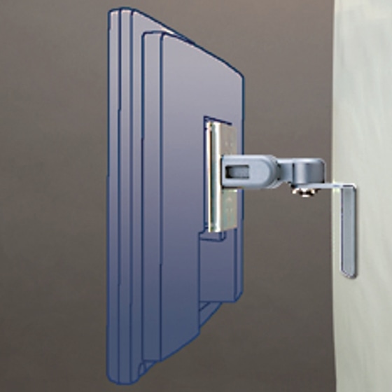 大型液晶ディスプレイ用 10Kg対応 壁取付スタンド(シルバー)