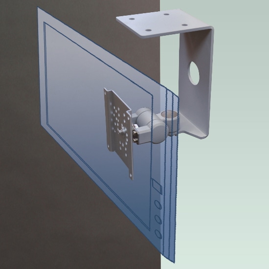 天吊り用固定金具（シルバー 10Kg対応）