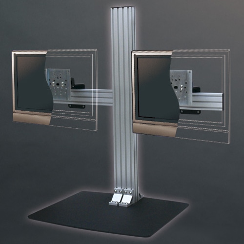 ダブルタイプ マルチディスプレイモニター据置き式搭載スタンド