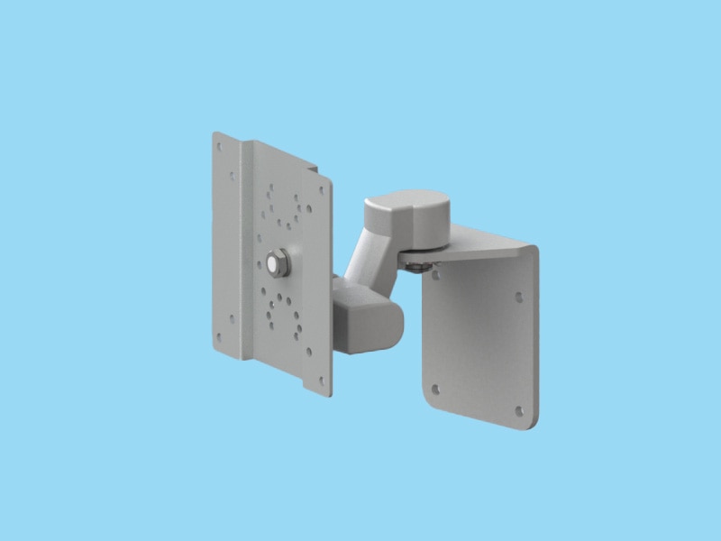 2Kg対応 ディスプレイ用 壁取付金具（シルバー）