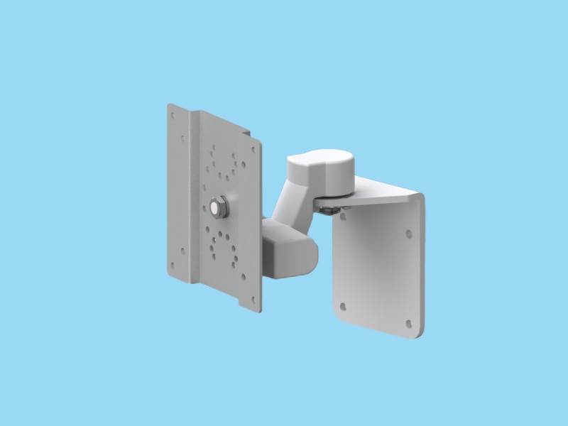 4Kg対応 ディスプレイ用 壁取付金具（ホワイト）