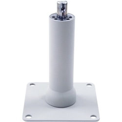 PXAタイプ ロング支柱卓上取付ブラケット（穴径10mm・ライトグレー）