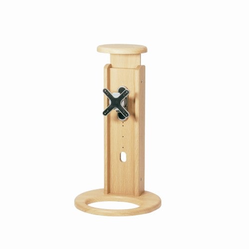 木製卓上デジタルサイネージスタンド 天使 TEN11 ディスプレイ取付金具付 ディスプレイ推奨サイズ 13型～32型