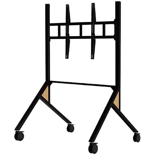 ディスプレイスタンド ヒト HIT11 ブラック色 キャスター付 ディスプレイ取付金具付 電子黒板にもお奨め ディスプレイ推奨サイズ ～86型