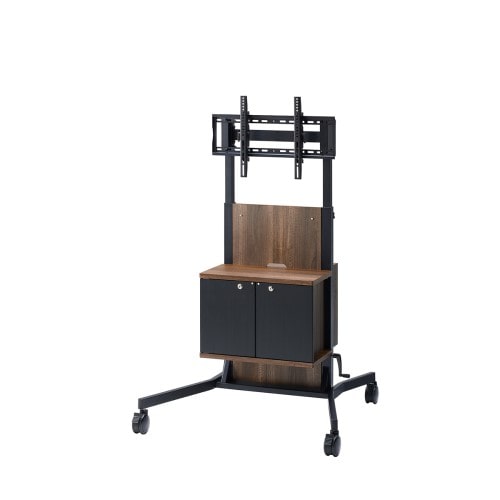 ディスプレイスタンド カブトEIA KBT11 EIAラック付 キャスター付 ディスプレイ取付金具付 ディスプレイ推奨サイズ 横～86型・縦～65型