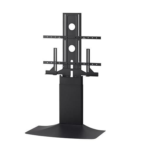 壁寄せTVスタンド 48～77V用 ブラック/ブラック