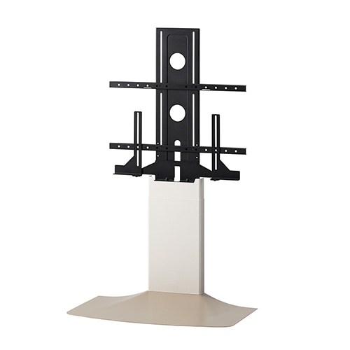 壁寄せTVスタンド 48～77V用 ホワイト/ナチュラル