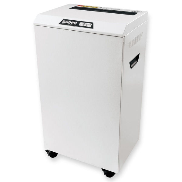 業務用クロスカットシュレッダー A3対応 金属ボディ 最大23枚細断(50Hz) ダスト容量55.7L 定格時間60分 細断寸法4×40mm W460×D338×H845mm