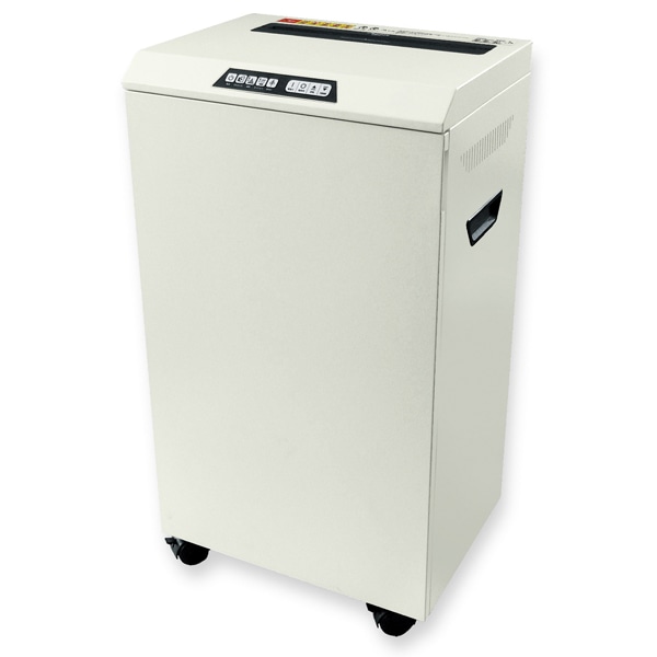 業務用マイクロカットシュレッダー A3対応 金属ボディ採用 最大17枚細断(50Hz) ダスト容量55.7L 定格時間60分 細断寸法2×15mm W460×D335×H840mm