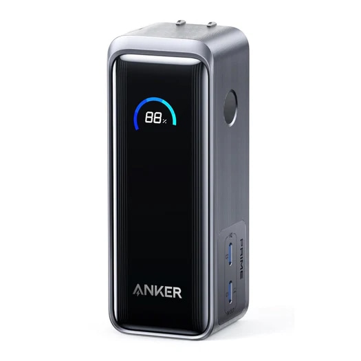 Anker Prime Power Bank (9600mAh 65W Fusion) (9600mAh 65W出力モバイルバッテリー搭載 65W出力USB充電器) ブラック
