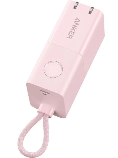 Anker 511 Power Bank (PowerCore Fusion 30W) ピンク