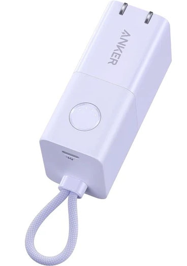 Anker 511 Power Bank (PowerCore Fusion 30W) パープル