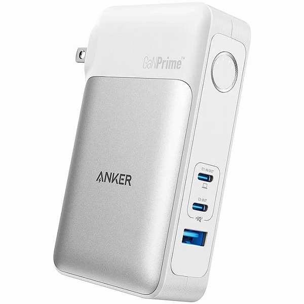 Anker 733 Power Bank (GaNPrime PowerCore 65W)【独自技術Anker GaNPrime採用/USB Power Delivery対応/PSE技術基準適合/USB-C入力対応/65W出力】 (ホワイト)
