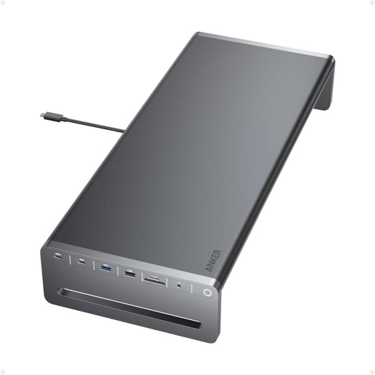 Anker USB-C ハブ (10-in-1 Monitor Stand) ダークグレー