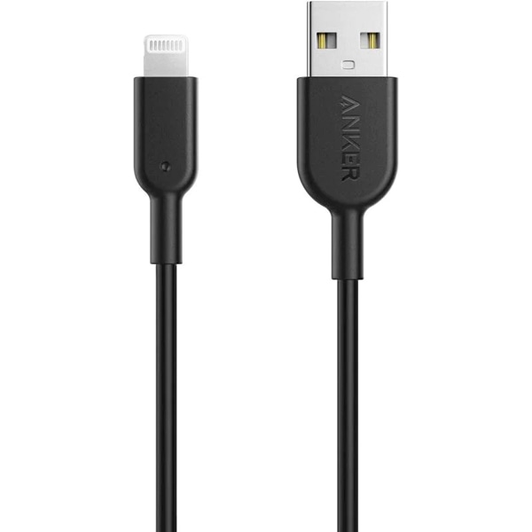 Anker PowerLine II ライトニングUSBケーブル (0.9m) 【Apple MFi認証取得 / 超高耐久】 iPhone / iPad / iPod各種対応 (ブラック)