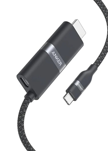 Anker Nano USB-C & HDMI ケーブル (4K 高耐久ナイロン 140W) 1.8m