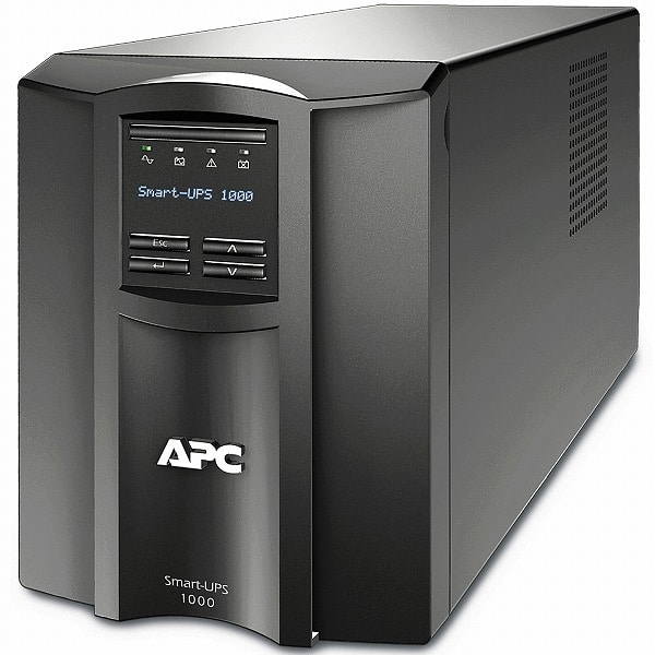 APC Smart-UPS、Line Interactive、1000VA、Tower、230V、8x IEC C13 outlets、SmartConnect Port+SmartSlot、AVR、LCD