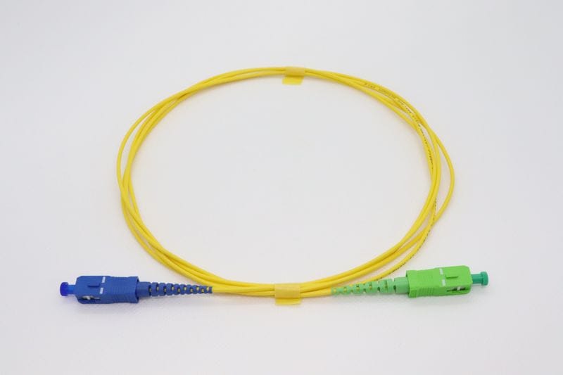 シングルモード光パッチコード 単芯 SCA-SC 5m 黄色