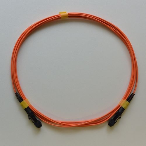 マルチモード光パッチコード GI50 2芯メガネ MTRJ(F)-MTRJ(F) 3m 橙色