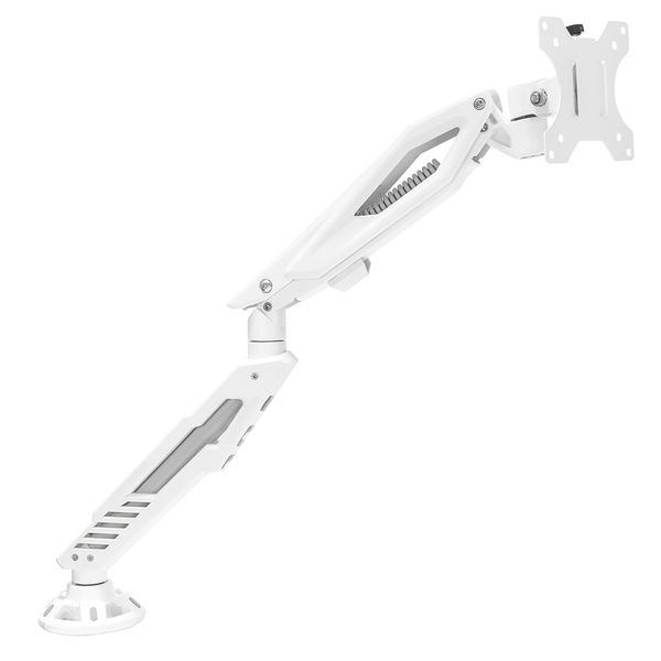 Monitor Arm Gaming メカニカルスプリング式 液晶モニターアーム ホワイト