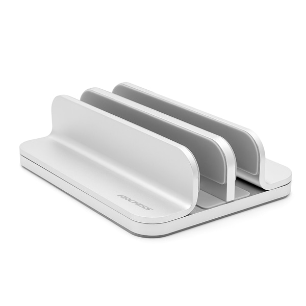 UPRIGHT-STAND BY ME 2 DOUBLE ノートPC縦置きスタンド デュアル シルバー