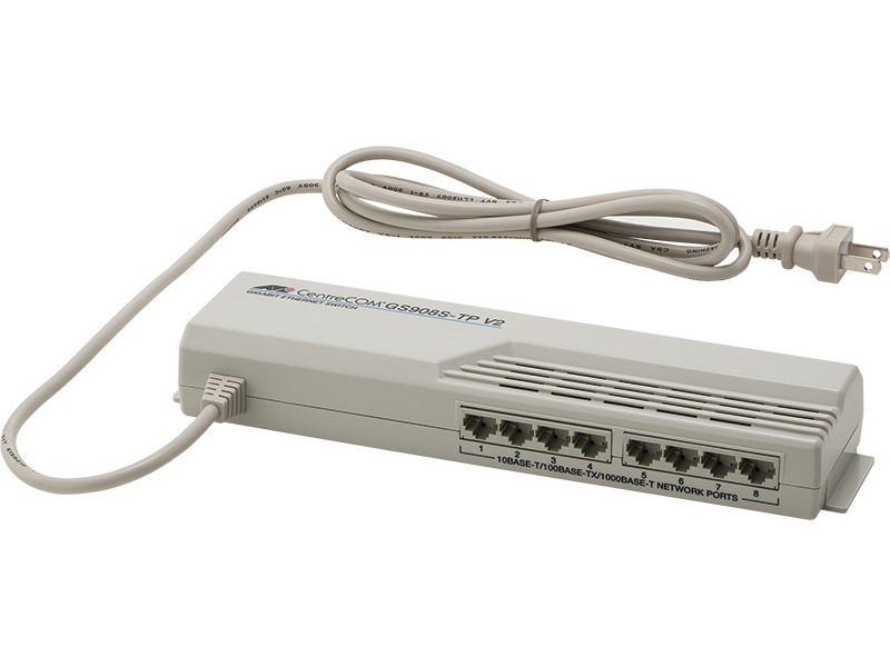 CentreCOM GS908S-TP V2-N5 アカデミック レイヤー2スイッチ