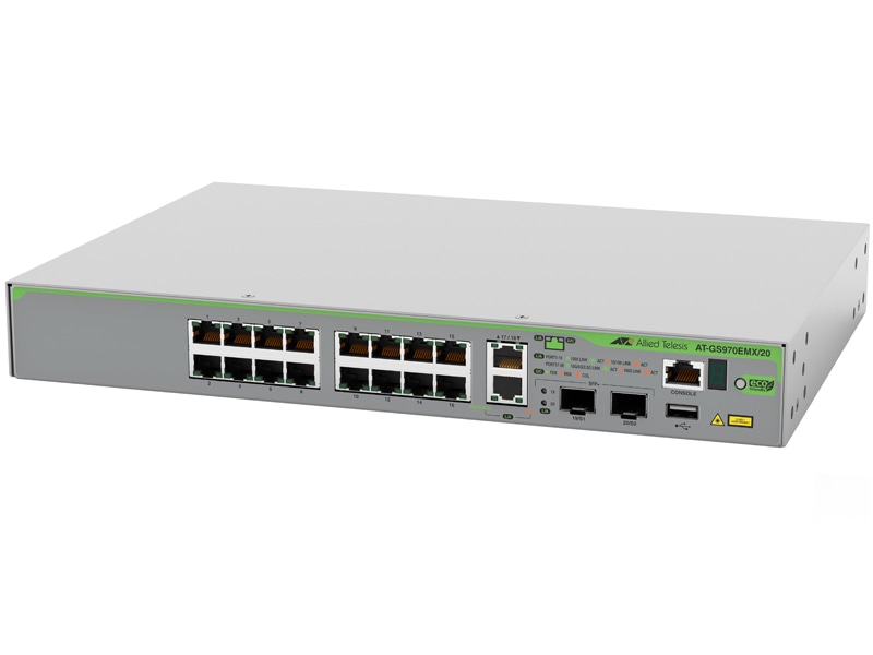 AT-GS970EMX/20 レイヤー3スイッチ