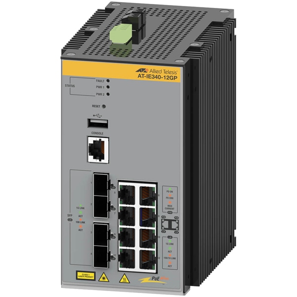 AT-IE340-12GP-Z5 PoEスイッチ