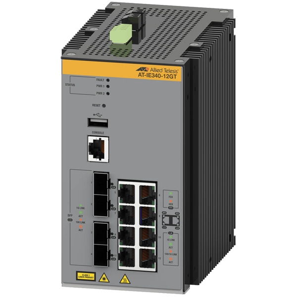 AT-IE340-12GT レイヤー3スイッチ