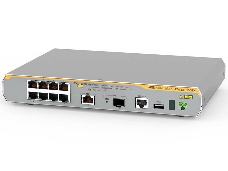 AT-x330-10GTX レイヤー3スイッチ